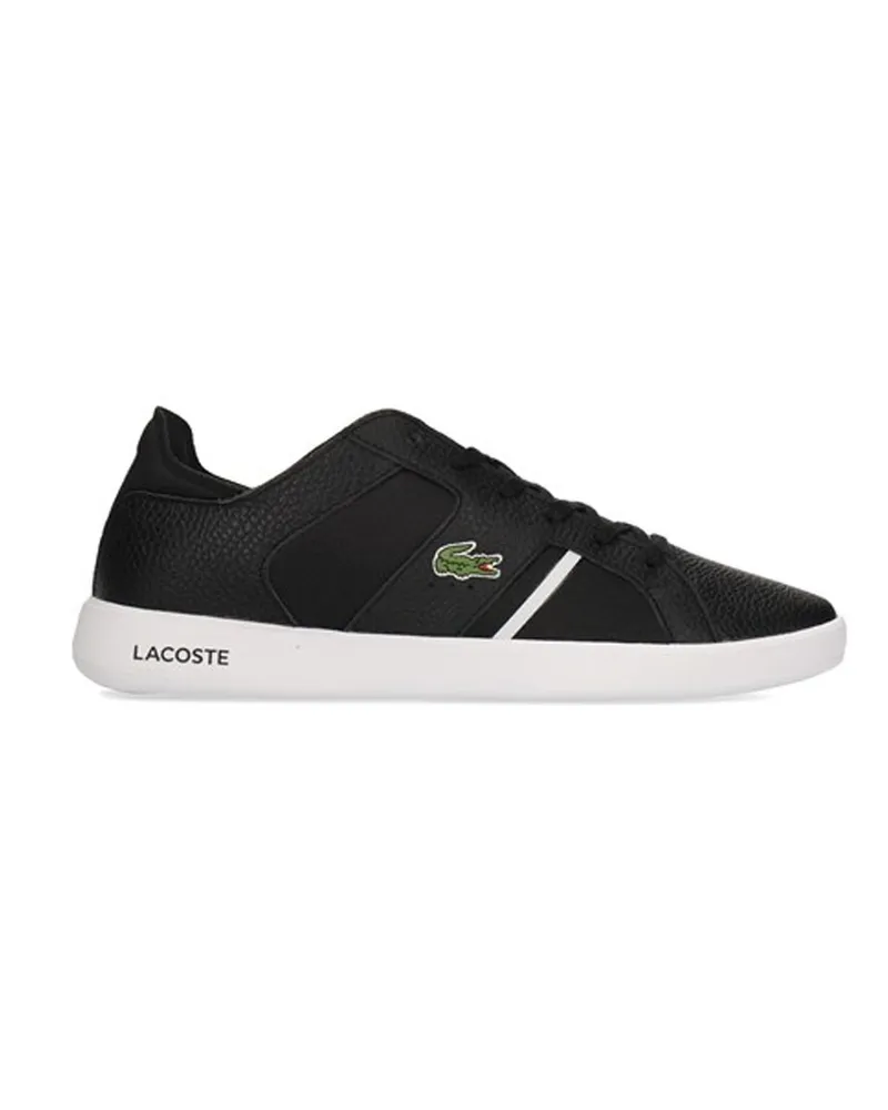 Lacoste Novas 120 1 SMA MENS MENS Schwarz/Weiß -Trainer Schwarz