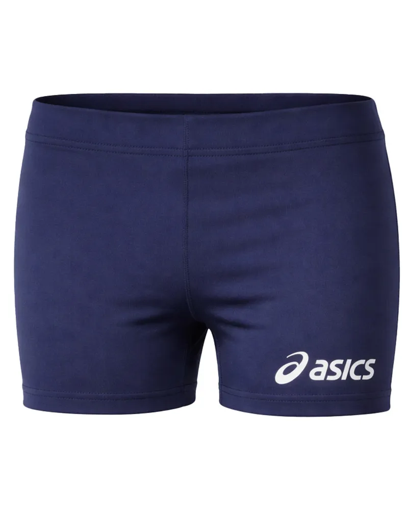 Asics League Damen Navy Shorts Marineblau