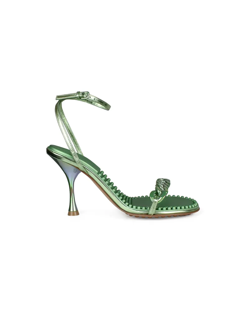 Bottega Veneta Dot Sandalen Grün Grün