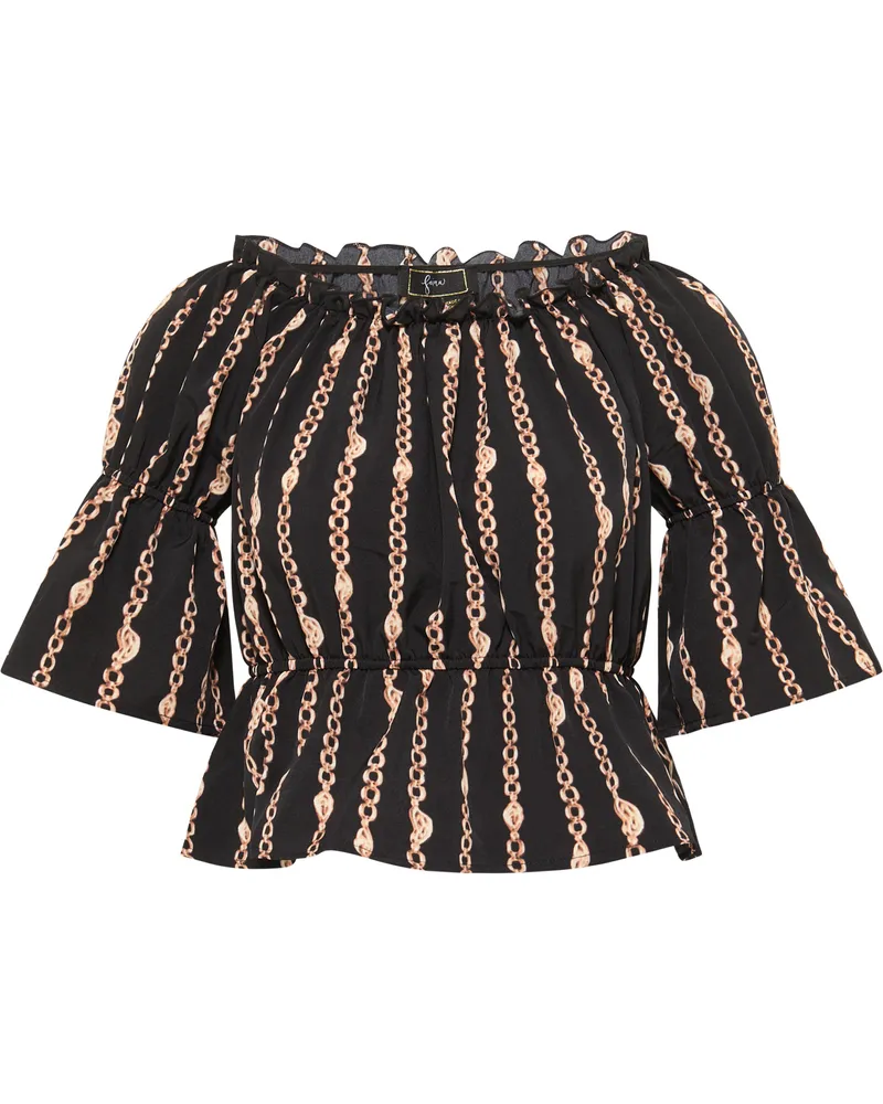 FAINA Blouse mioki Schwarz