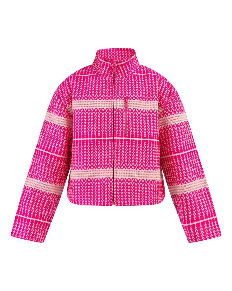 My Mo Blouson Mädchen rosa Wollweiß Rosa