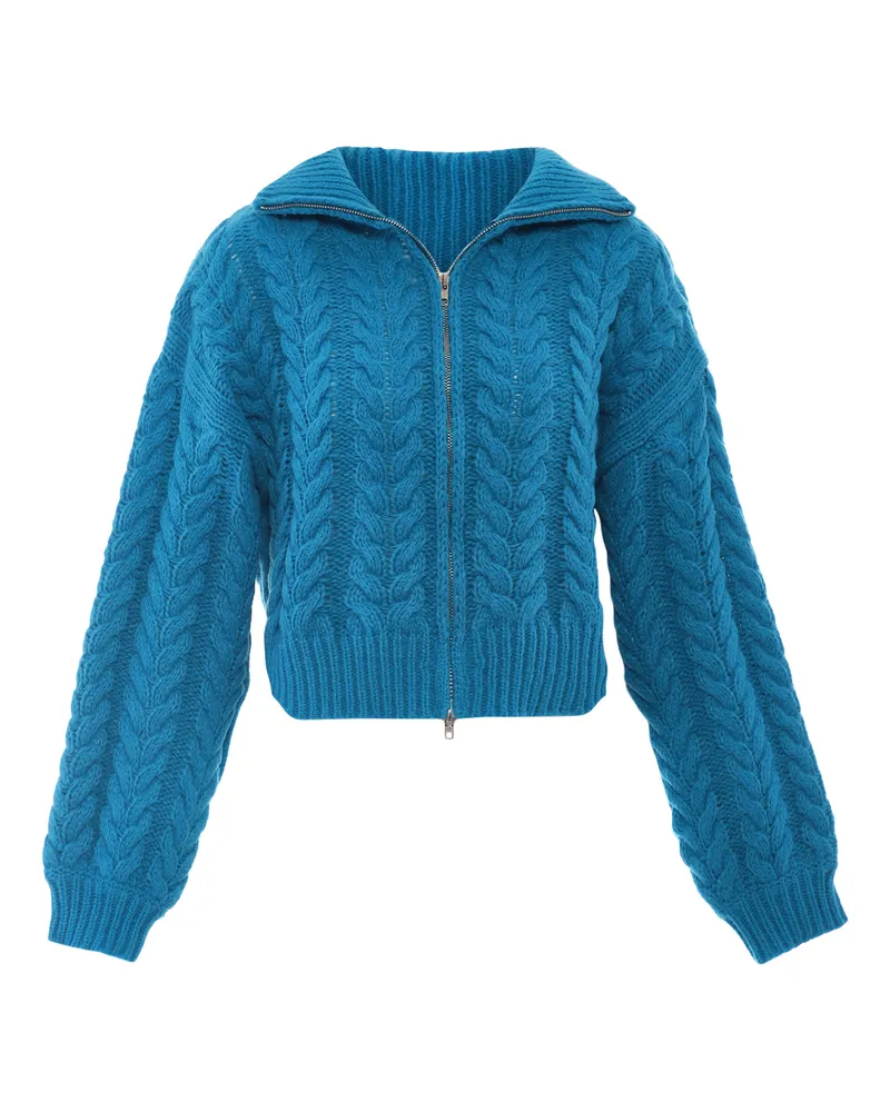 My Mo Strickjacke Damen türkis Türkis