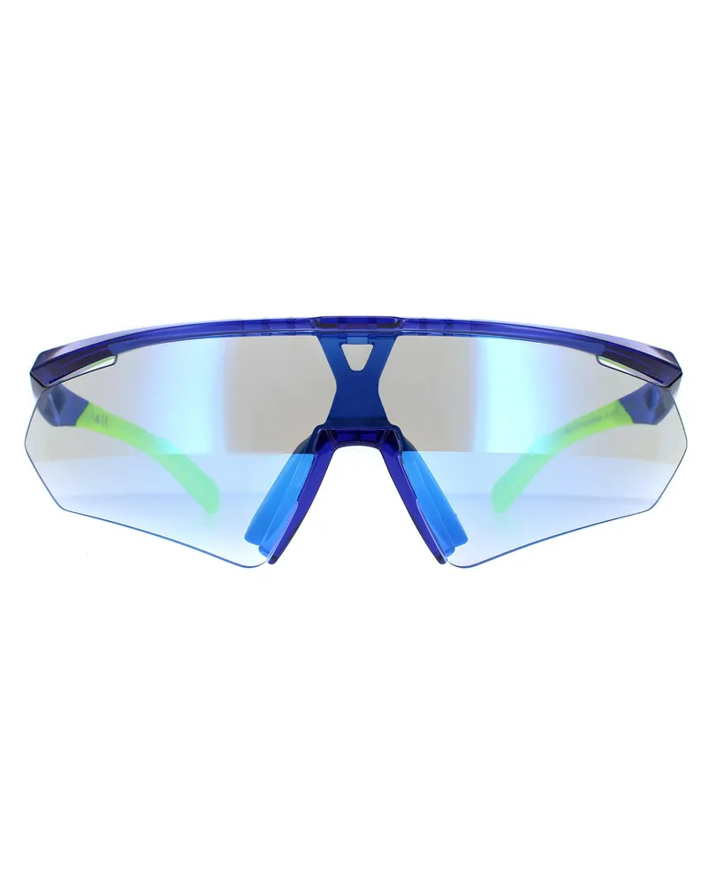 adidas SP0027 91X bleu givrÃ© vario miroir bleu photochromique lunettes de soleil Blau