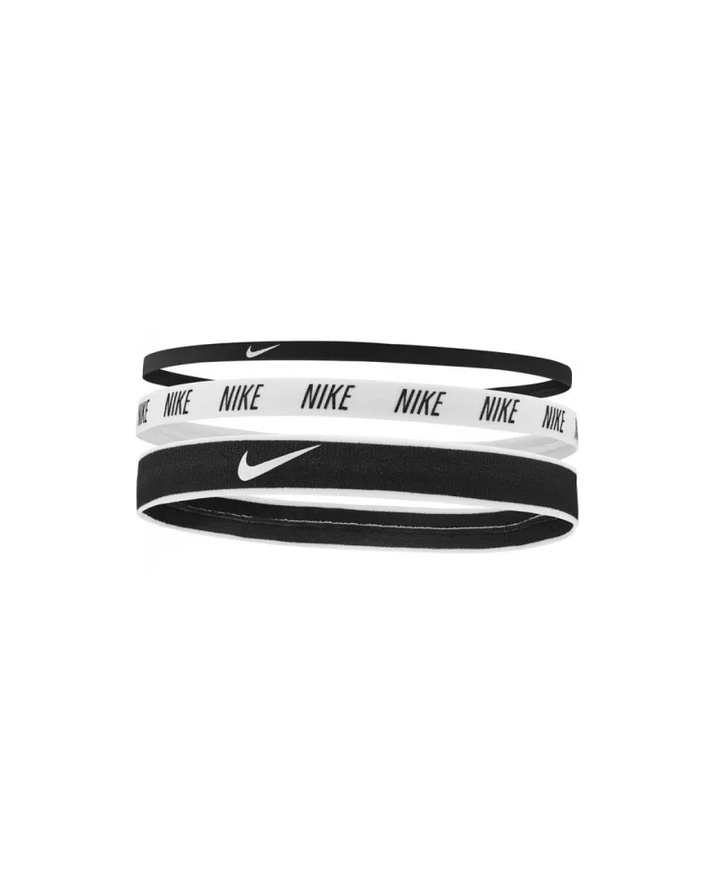 Nike Stirnband Set für Herren/Damen Unisex (3er-Pack) (Schwarz/Weiß Schwarz