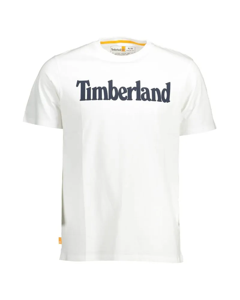 Timberland Bianco T-Shirt aus Bio-Baumwolle für Herren - Weiß Weiß
