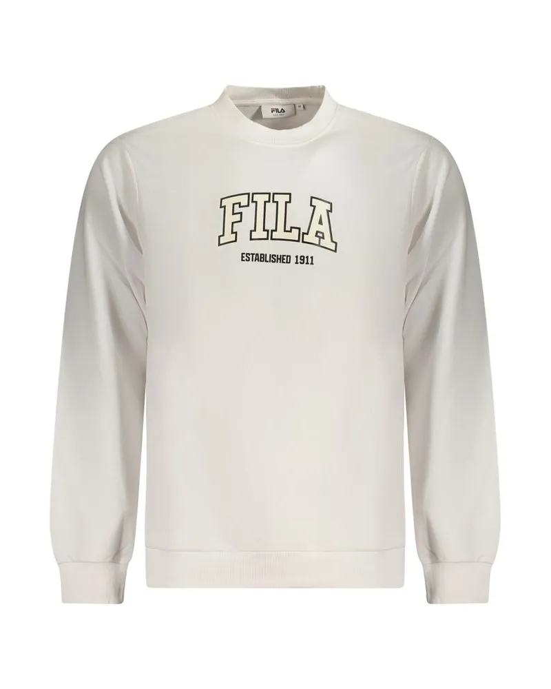 Fila Bianco Baumwoll-Herren Sweatshirt Weiß