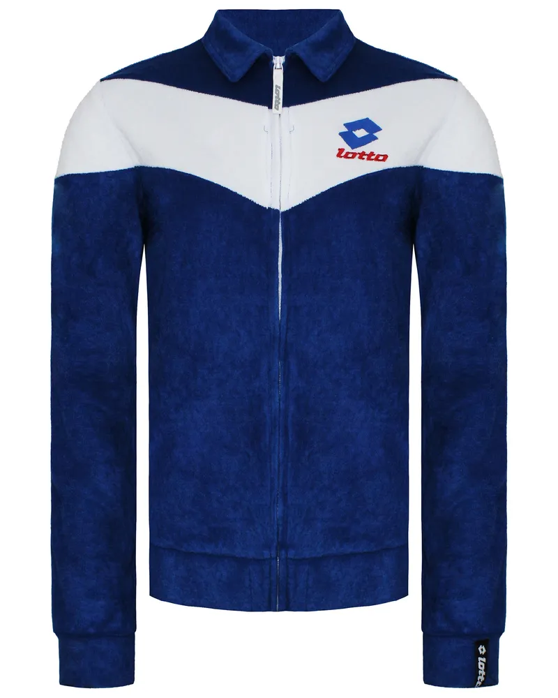 Lotto Leggenda Graphic Womens Blue/White Track Jacke Blau