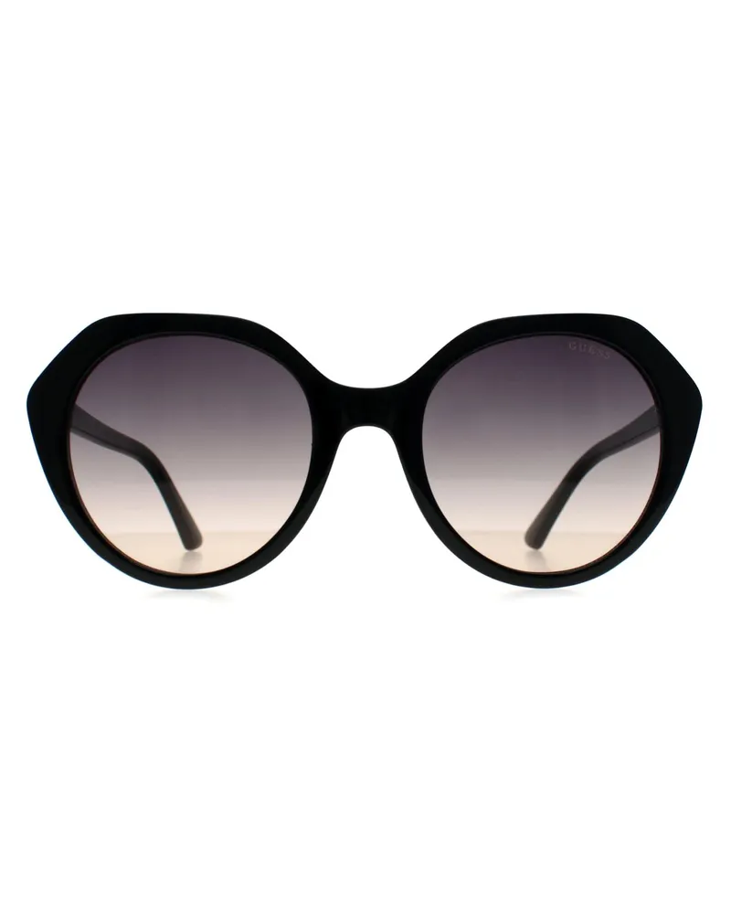 Guess GF6201 01B glÃ¤nzend schwarz blau rosa Farbverlauf Sonnenbrille Schwarz
