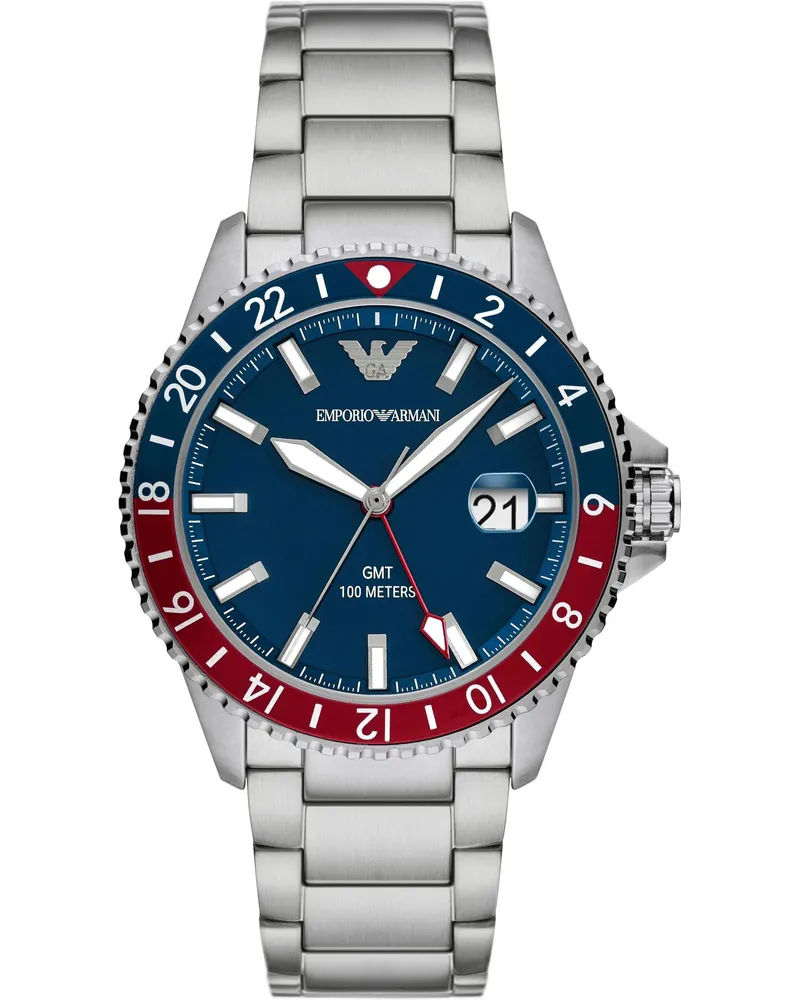 Emporio Armani Sea Explorer Silber Herren Armbanduhr AR11590 Silber