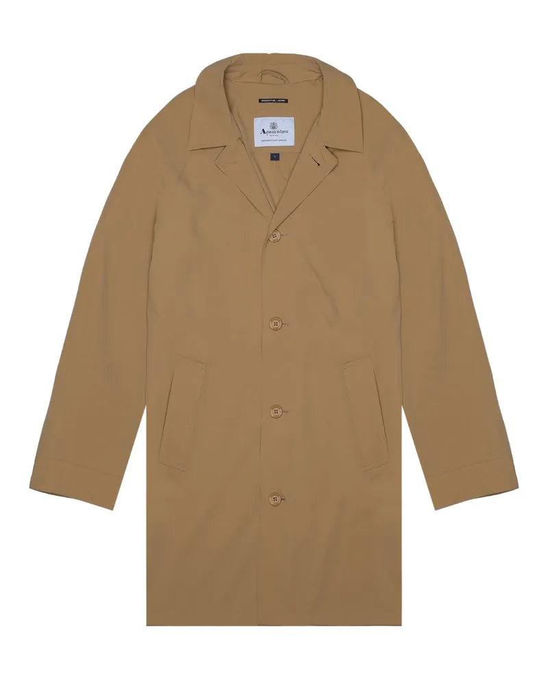 Aquascutum Active Stretch Caban Trenchcoat Khaki Jacke Beige