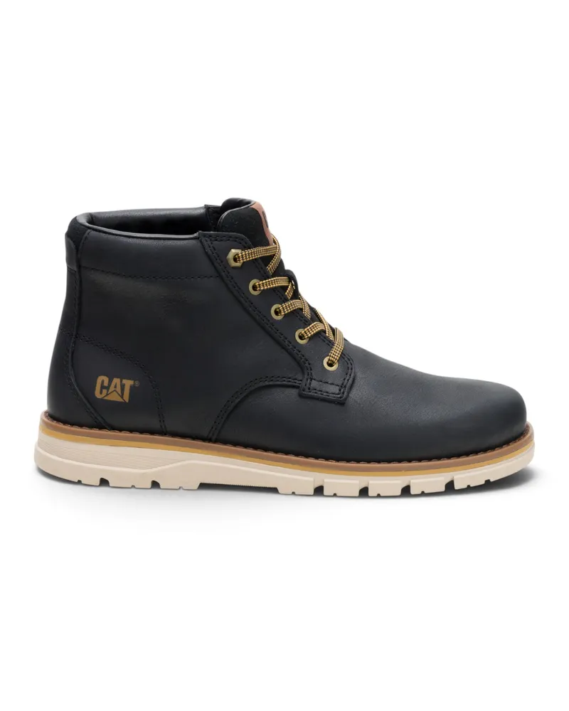 Caterpillar Footwear CAT) Herren Wasserabweisende Leder-Stiefeletten - Estimate Chukka Schwarz
