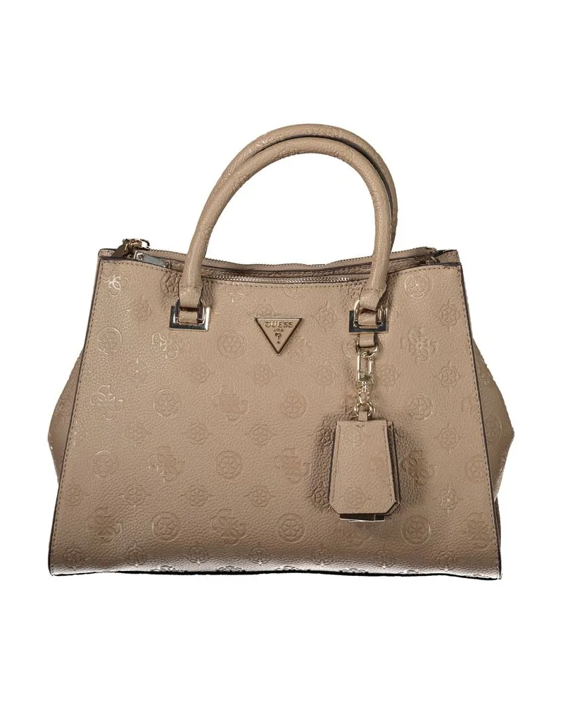 Guess Braune Polyethylen-Handtasche Braun
