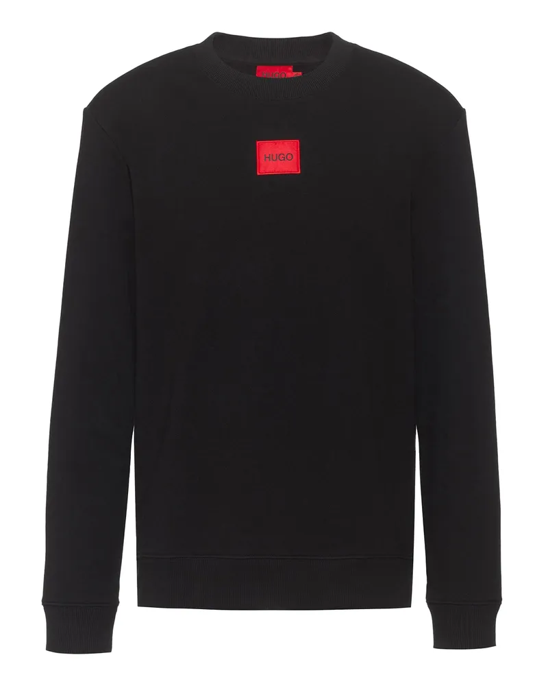 HUGO BOSS Diragol" Sweatshirt für Herren, Rundhalsausschnitt (Schwarz Schwarz