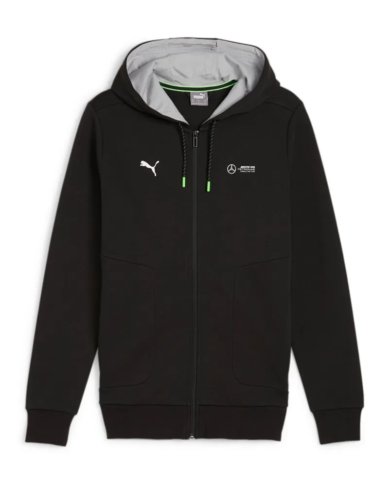 Puma Herren Mercedes-AMG Petronas Motorsport Kapuzen-Sweatjacke Schwarz