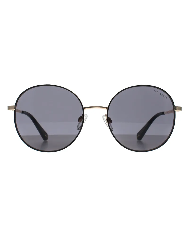 Ted Baker Rund Damen Schwarz Glänzend Gold Grau TB1744 Viola Gold