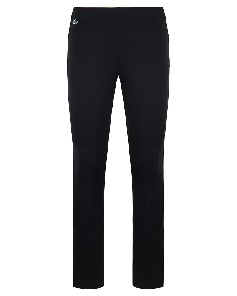 Lacoste Stretch Sport Damen schwarze Jogginghose Schwarz