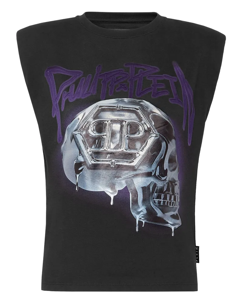Philipp Plein Tanktop Skull Schwarz