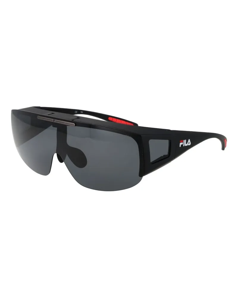 Fila Sportsonnenbrille Übergrößen Schutz Schwarz