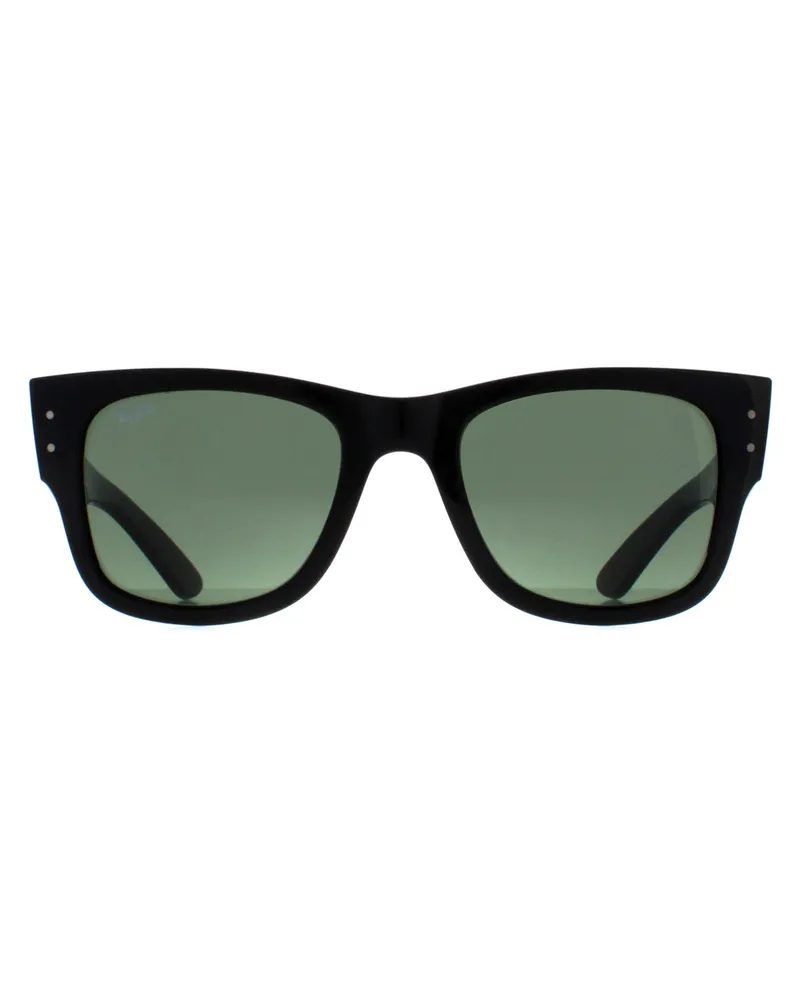 Ray Ban Square Unisex poliert Schwarz Grün RB0840S Mega Wayfarer Schwarz