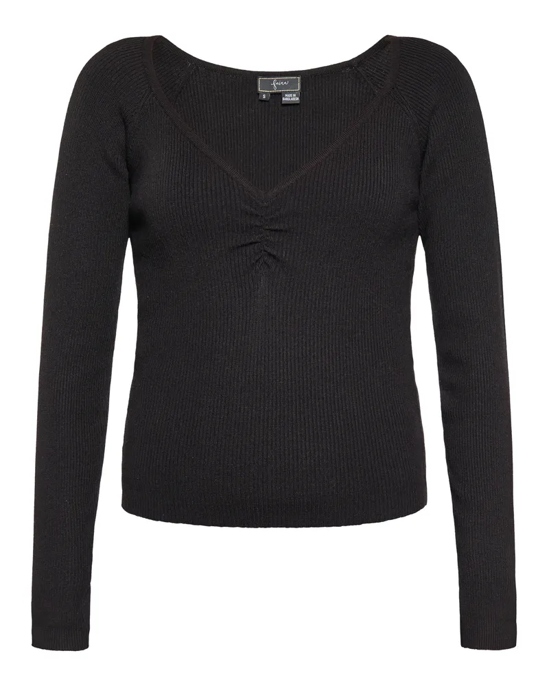 FAINA Bluse für Damen - Schwarz Schwarz