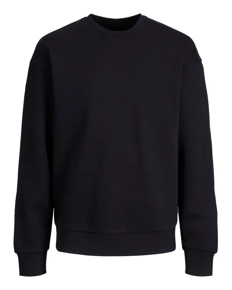 Jack & Jones Herren-Pullover der Marke . Der Pullover ist aus hochwertiger Baumwolle und Polyester gefertigt. Die feine Mischung dieser Materialien sorgt für einen herrlich warmen Tragekomfort.  Marke: Jack & JonesModellname: Star Basic Sweat Crew Neck Kategorie: HerrenpulloverMaterialien: Baumwolle/PolyesterFarbe: schwarz Schwarz