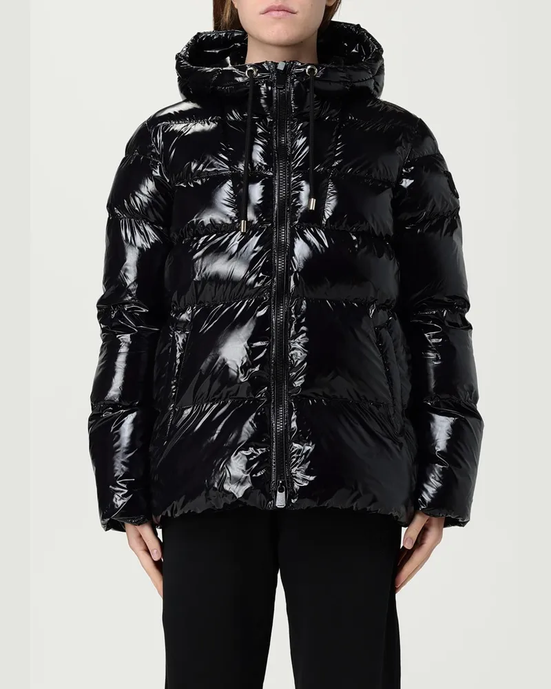 Pinko Eleodoro Caban Crystal Nylon C Jacke - Schwarz Schwarz