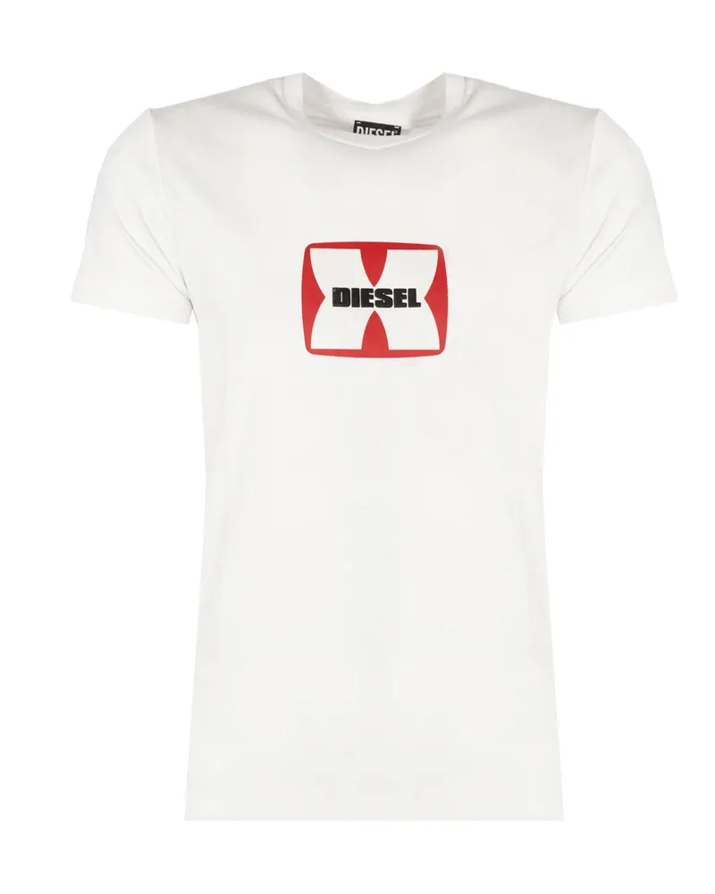 Diesel T-Shirt T-Diegor Herren weiß Weiß
