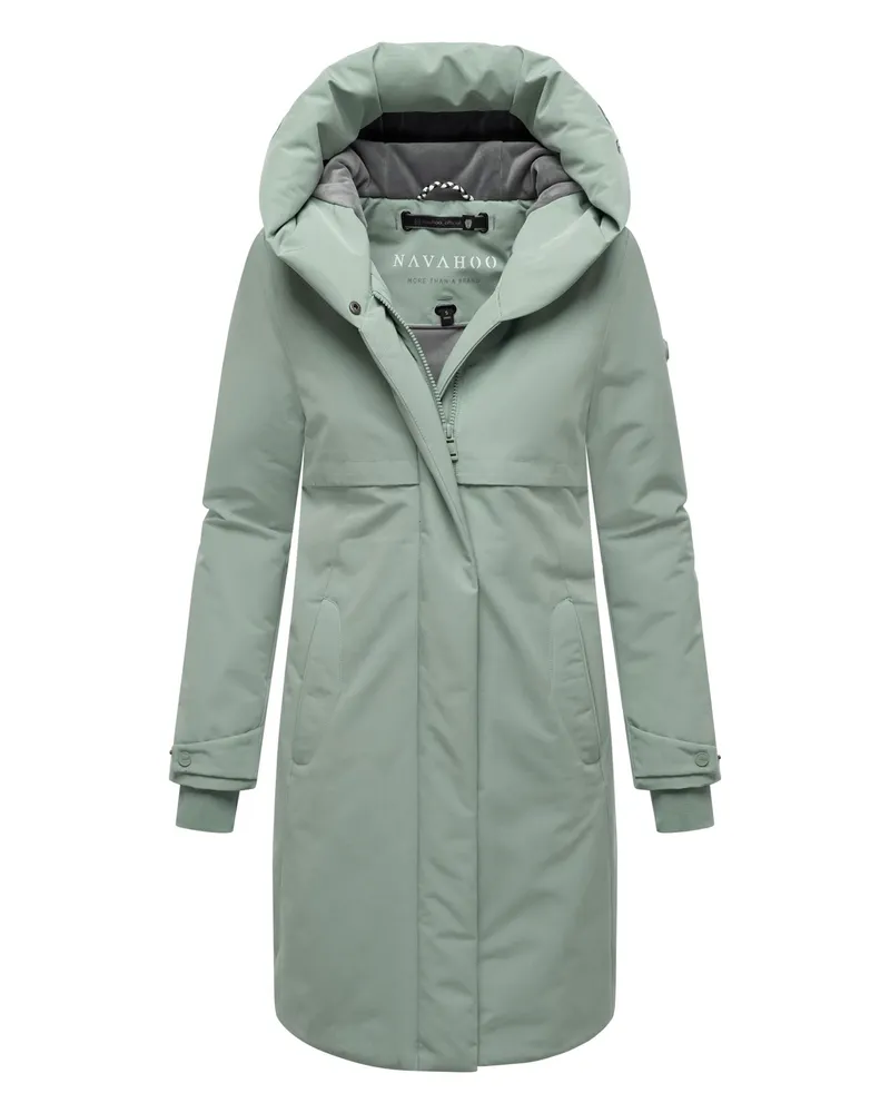 NAVAHOO Domingaa Damen-Wintermantel – elegant, warm und funktional - Grün Grün