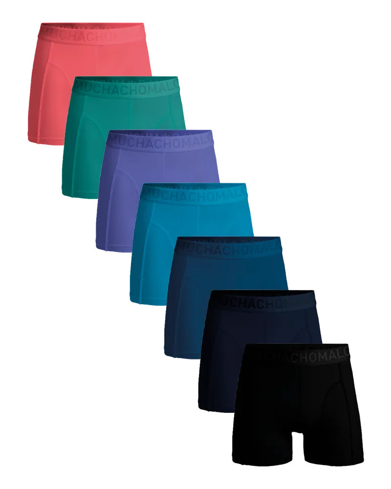 Muchachomalo 7er-Pack Boxershorts für Herren - Mehrfarbig Mehrfarbig