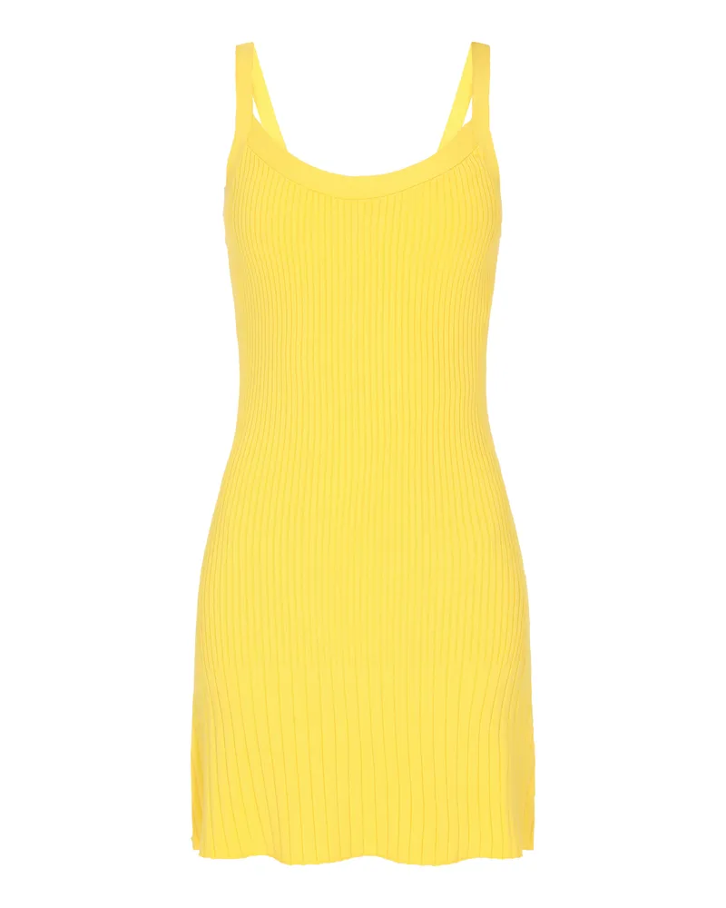 My Mo Kleid Frauen Gelb Gelb