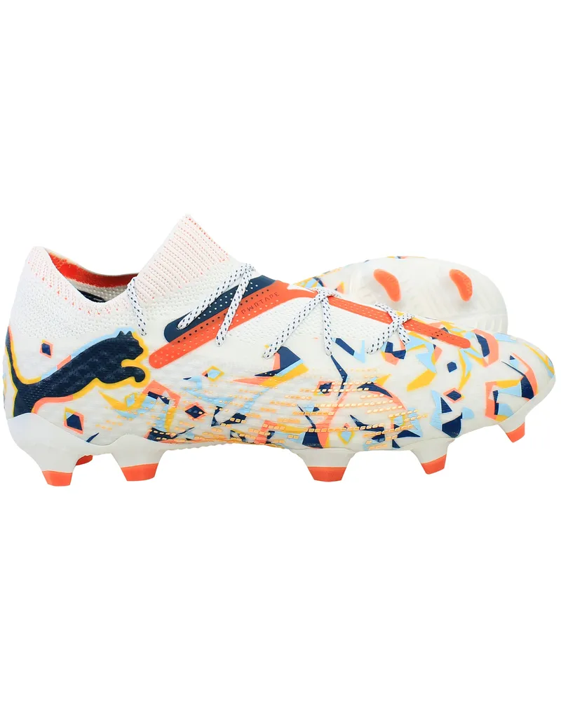 Puma Future Ultimate 7 FG/AG "Creativity Pack" Weiße Herren-Fußballschuhe Weiß