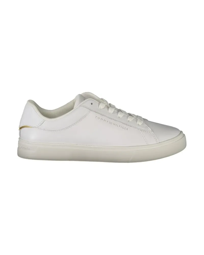 Tommy Hilfiger Leder Sneakers Fw0fw04226 Weiß