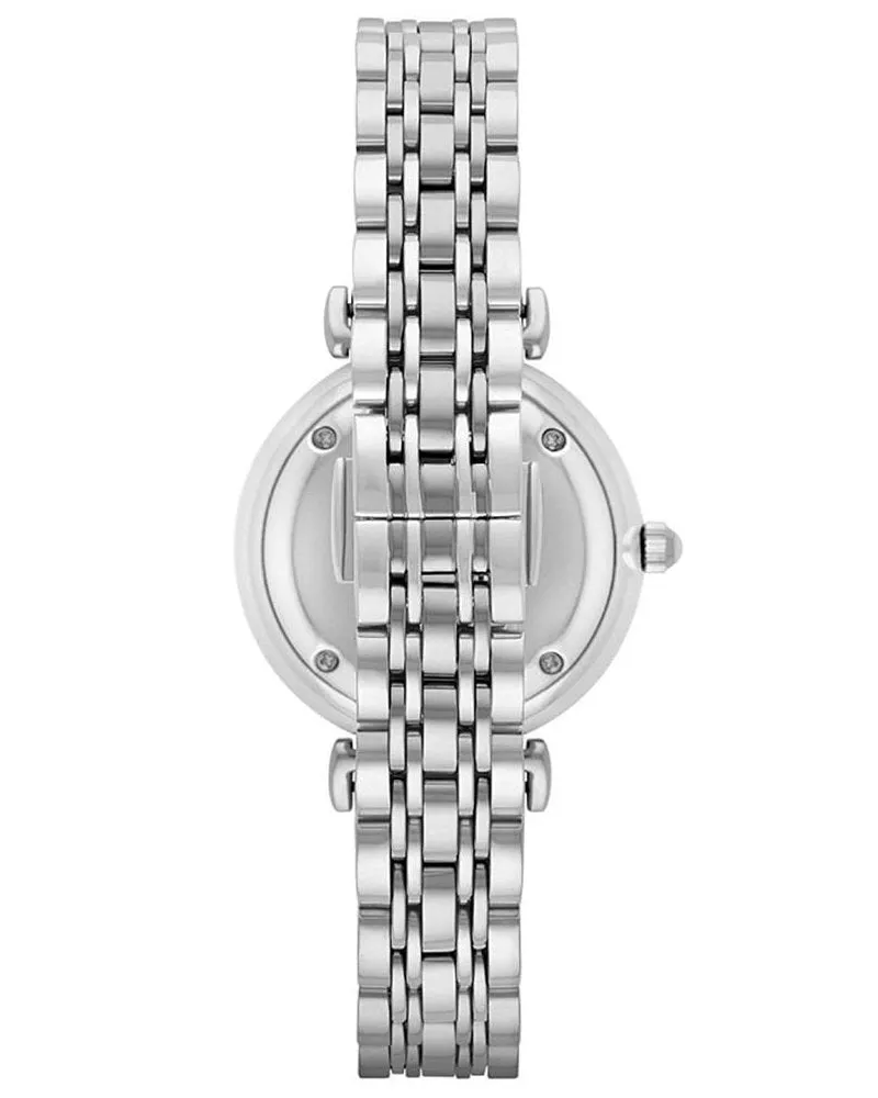 Emporio Armani AR1925 T-Bar Edelstahl Damenuhr Silber
