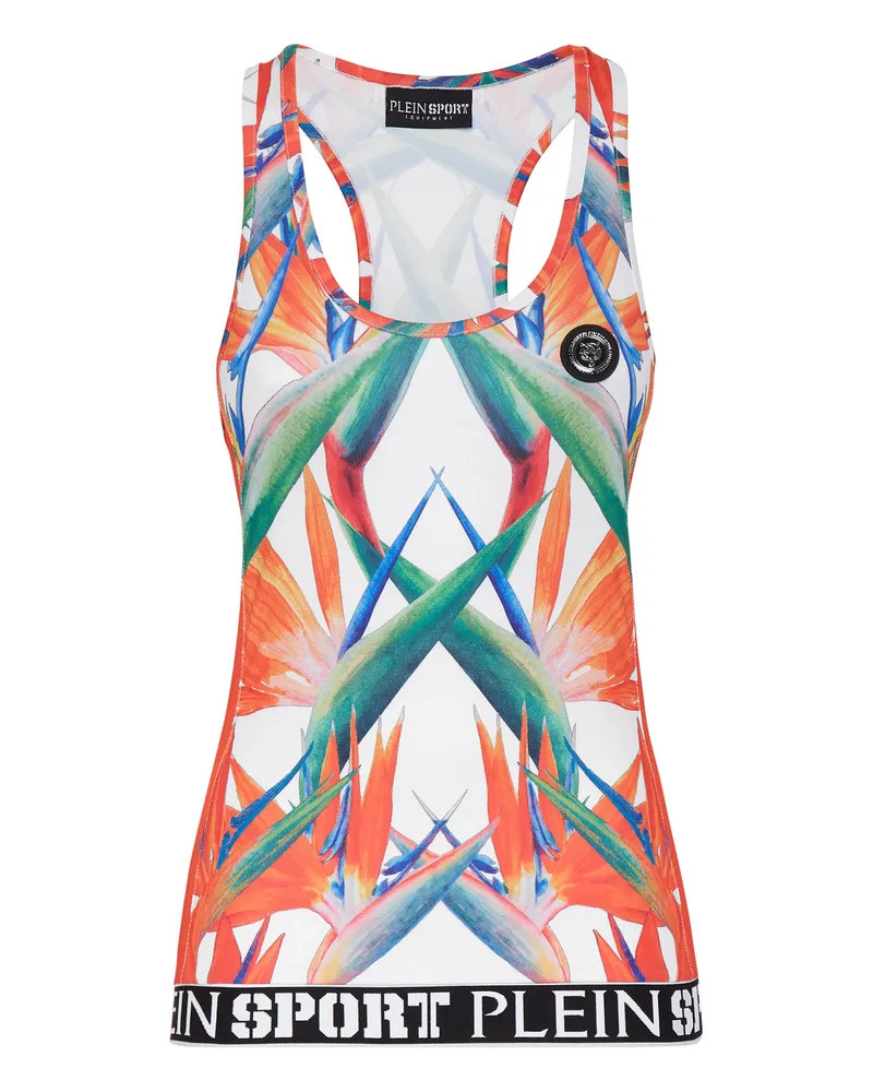 Philipp Plein Tanktop - Weiß/Mehrfarbig Weiß