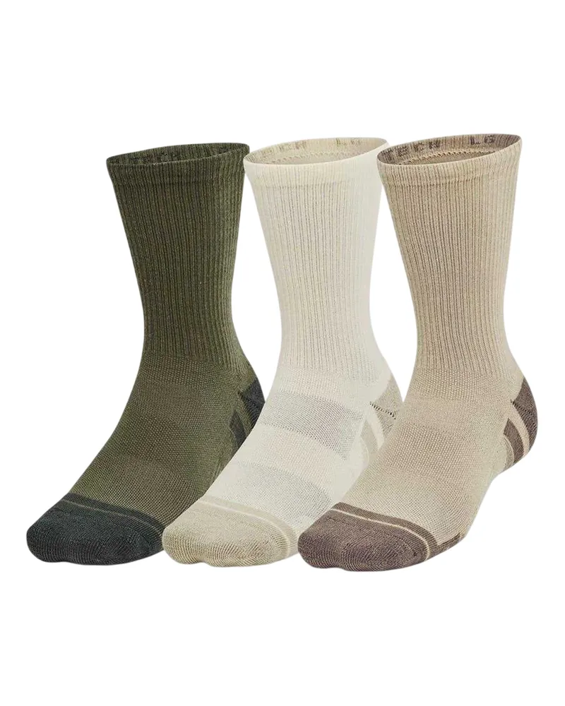 Under Armour Socken für Herren/Damen Unisex (3er-Pack) (Khaki Khaki