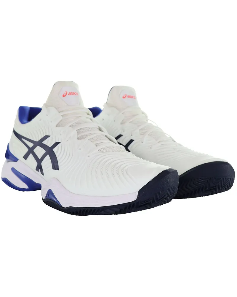 Asics Court FF 2 Clay Tennisschuhe für Damen, Weiß Weiß