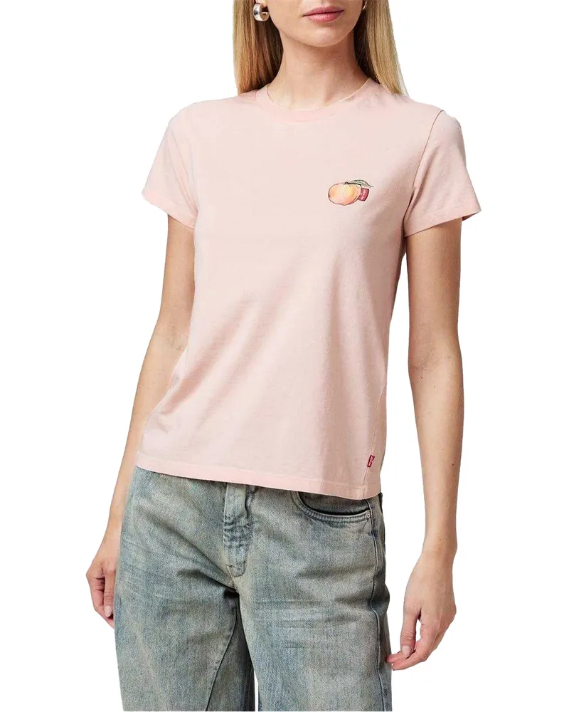 Levi's T-Shirt für Damen (Pfirsichfarben Hellrosa