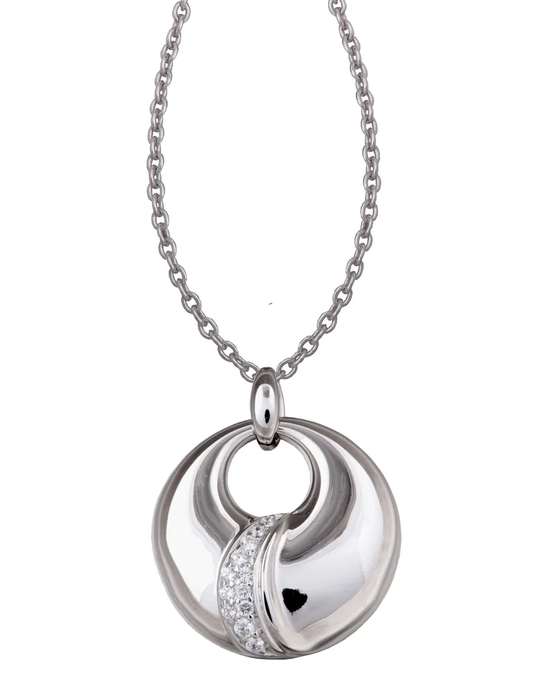 Orphelia Damen-Anhänger Sterling-Silber 925 mit Kette – Silber ZH-4484 Silber