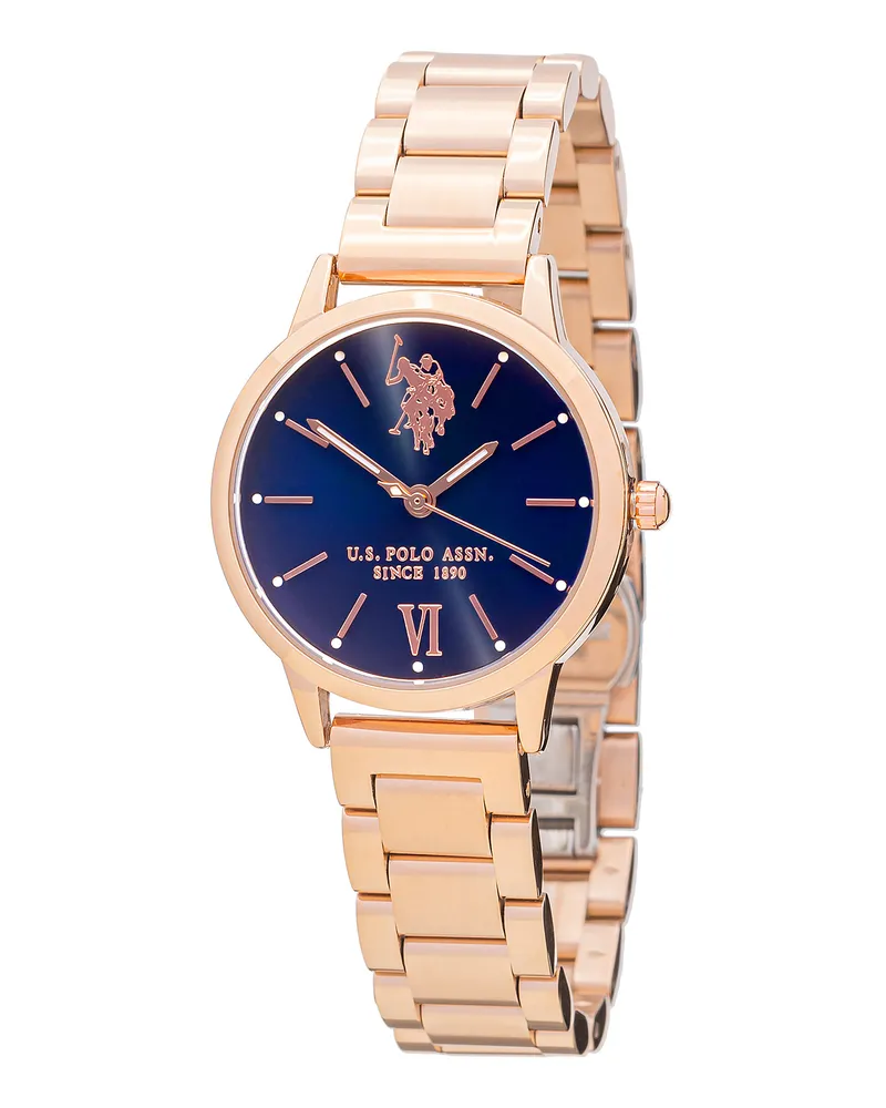 U.S. Polo Assn.  Uhr Evelyn Damenuhr Roségold
