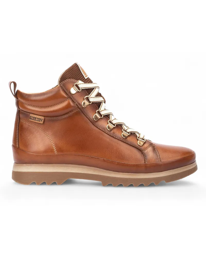 Pikolinos Ankle-Sneaker/Boots aus Leder, Vigo - Braun Braun