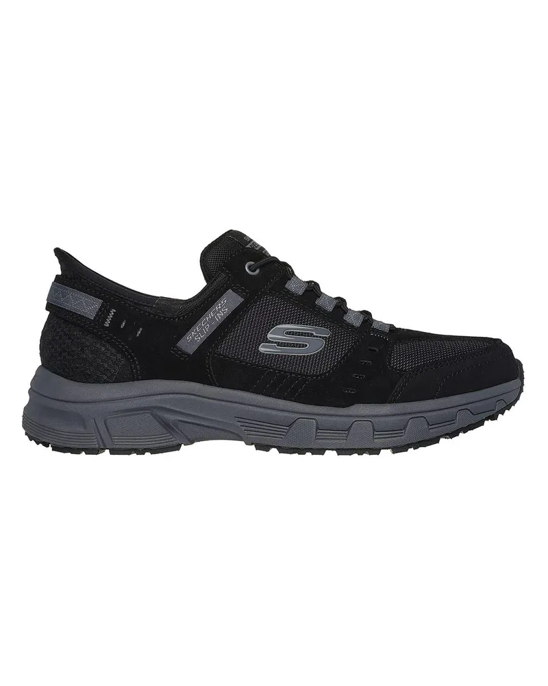 Skechers Schuhe für Herren, Leder (Schwarz Schwarz