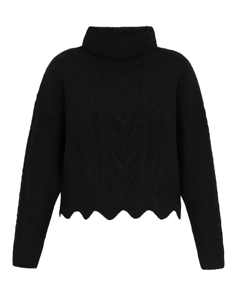 My Mo Pullover Frauen Schwarz Schwarz