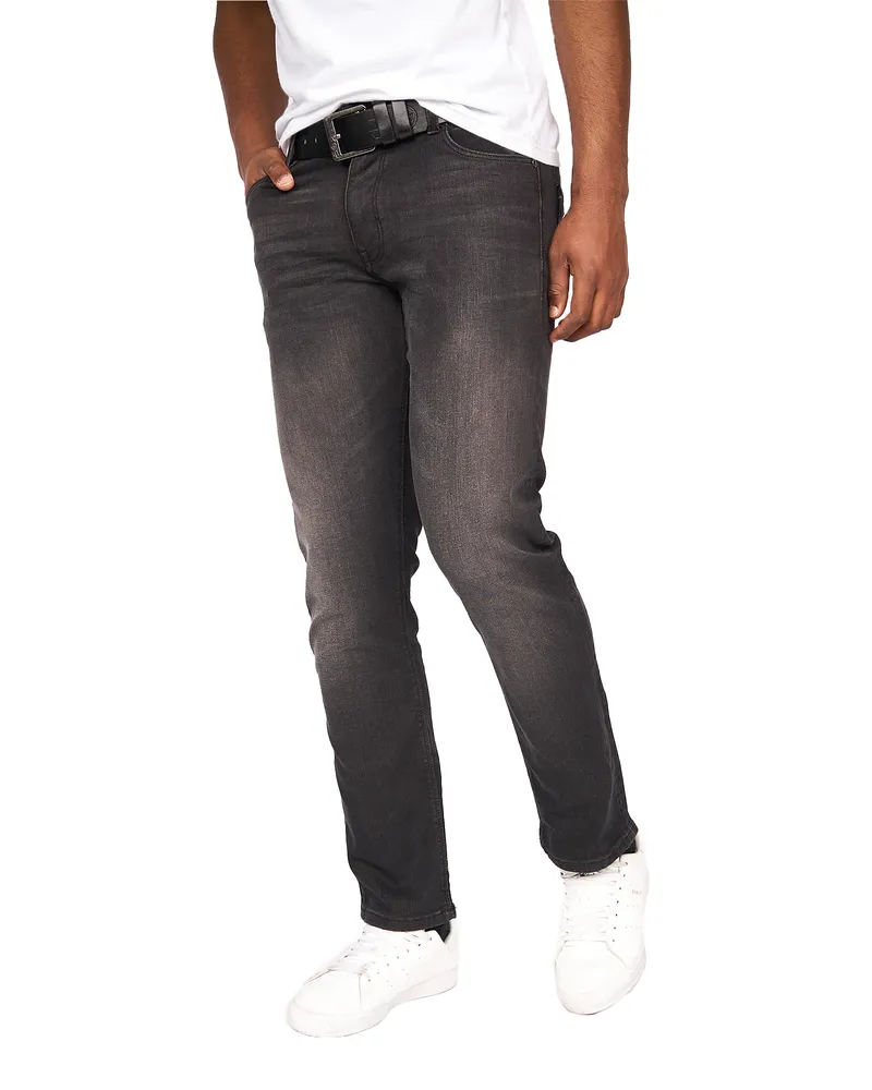 CrossHatch Cadman" Jeans für Herren (Schwärze Schwarz