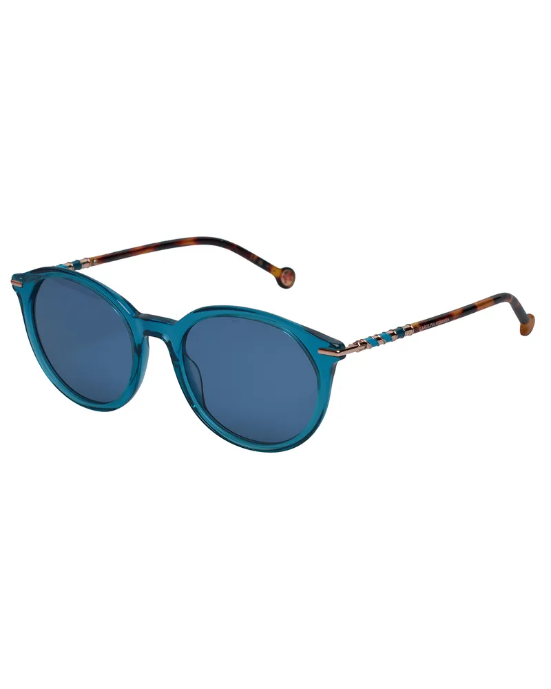 Carolina Herrera New York Ovalrunde Damen-Sonnenbrille HER0092/S - Türkis Türkis