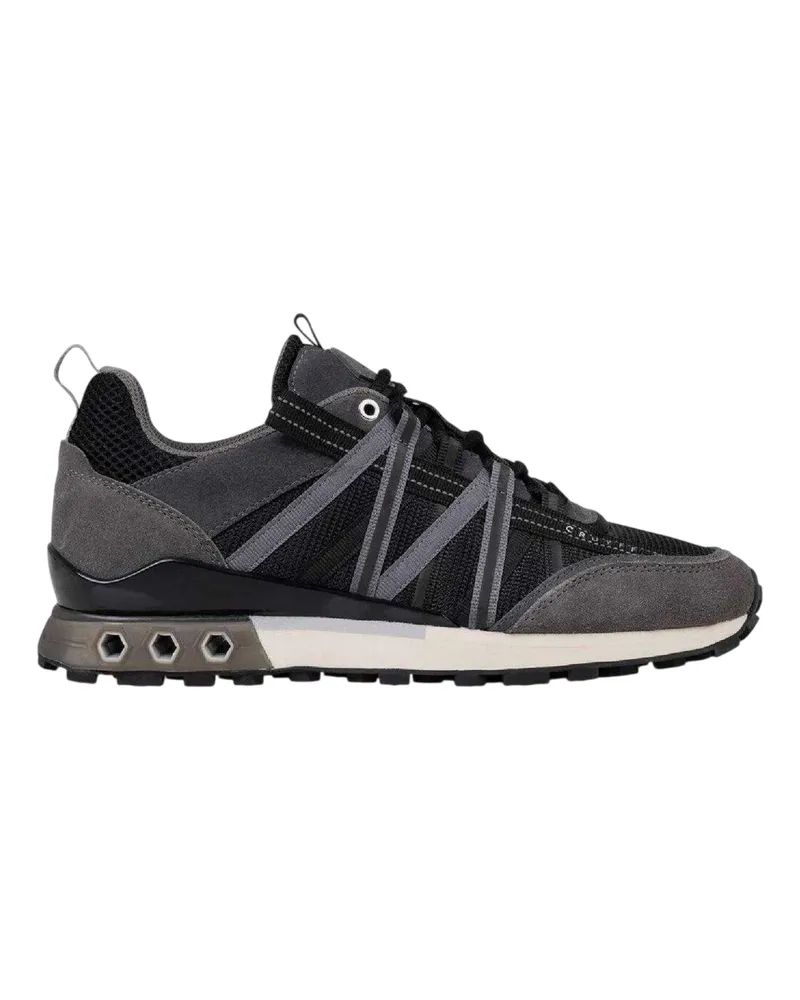 Cruyff Classics Sneaker für Herren, Wildleder, Hex-Tech (Schwarz/Grau Schwarz