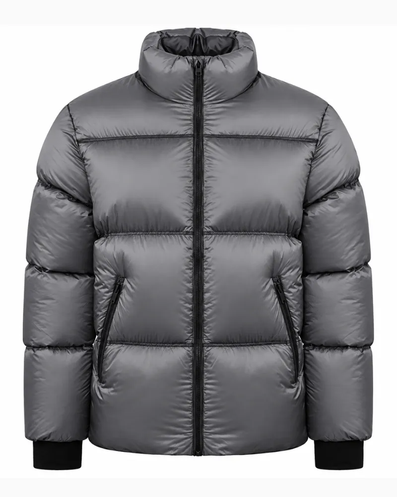REPRESENT Logo gesteppte Herrenjacke - Grau Grau