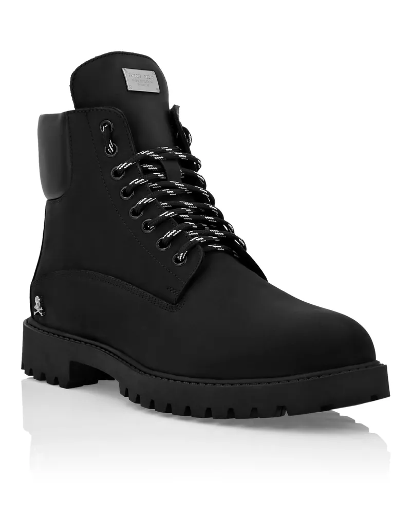 Philipp Plein Stiefel - Schwarz Schwarz