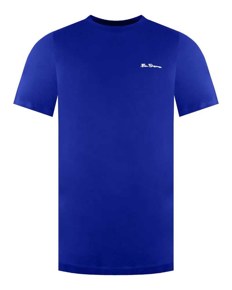 Ben Sherman kleines Logo Herren Blau T-Shirt Blau