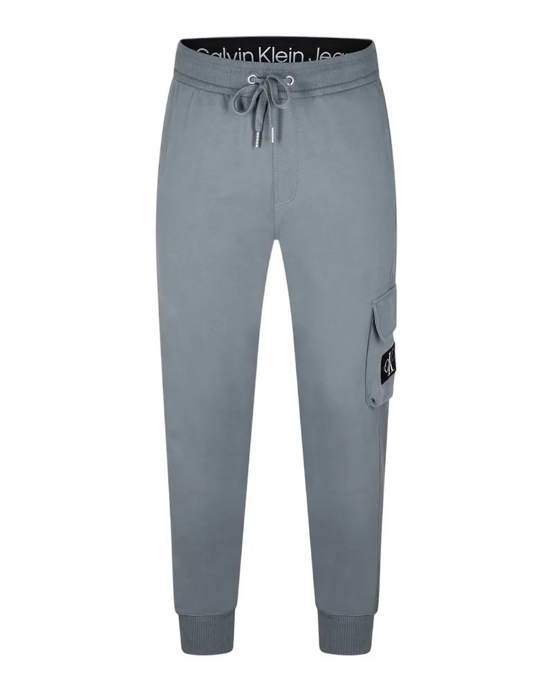 Calvin Klein Trainingshose für Herren (Bewölkt Grau Mittelblau