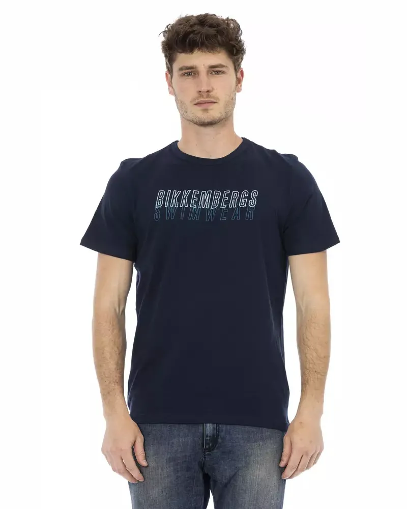 Bikkembergs Bade-T-Shirt - Marineblau Marineblau